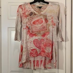 Style & Co. Love letter top